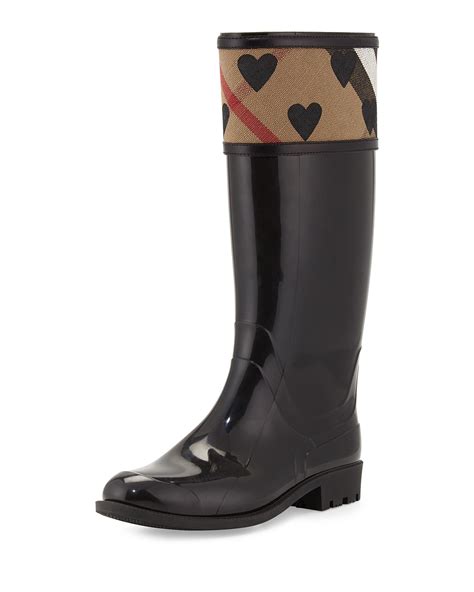 burberry rain boots heeled|burberry rain boots clearance.